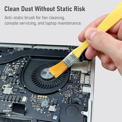 HowFixit 12-in-1 Electronics Opening Tool Kit, Professional Anti-Static Spudger Set with Plastic & Metal Pry Tools for Laptop, MacBook, PC, PS4, PS5, Xbox, Switch, Controller Repair - color: 12-in-1