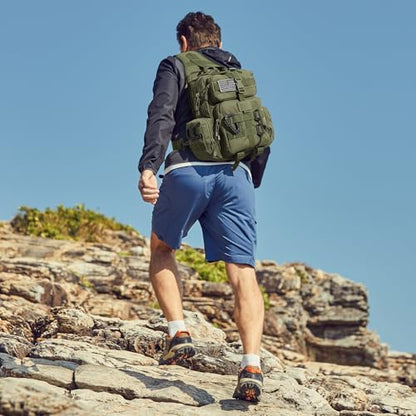 G4Free Large Tactical EDC Sling Bag, Adjustable Holder Backpack for Men - color: New Army Green