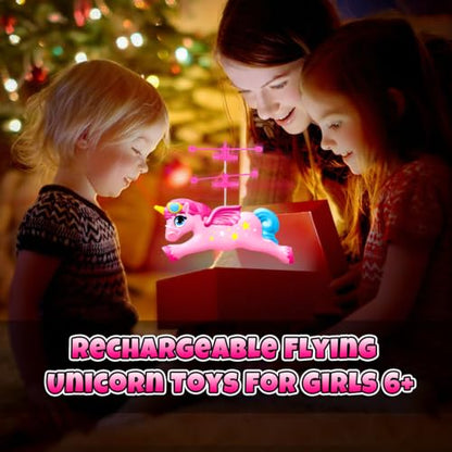 QUANA Rc Helicopter, Flying Unicorn Toys Rc & Hand Control Flying Ball Toy