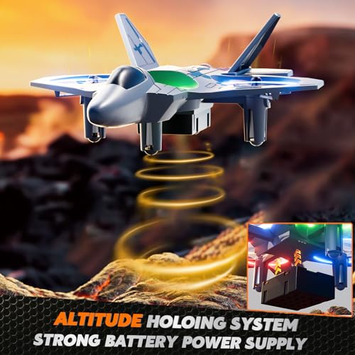 Remote Control Airplane Drone for Kids 8-12, Outdoor Flying Toy for Boys - size: L0718