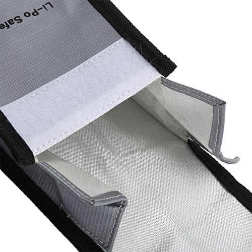 Fireproof Document Bag, Storage Bag with High Temperature Material for Important Certificates, Passports, Cash, Jewelry, Batteries