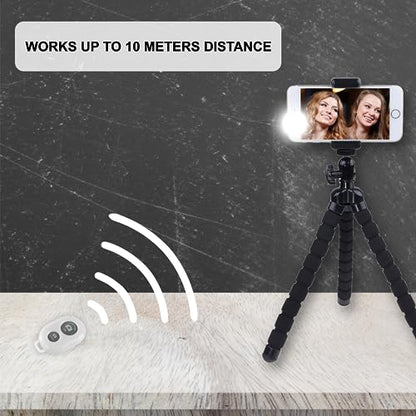 CamKix Camera Shutter Remote Control with Bluetooth Wireless Technology - Create Amazing Photos and Videos Hands-Free - Works with Most Smartphones and Tablets (iOS and Android) - color: White