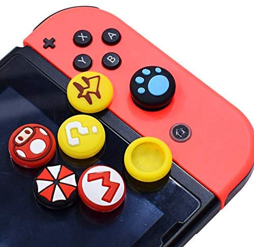 Silicone Analog Thumb Grip Stick Set Joystick Cap Thumbstick Cover Caps for Switch NS Switch Lite Controller Thumbsticks Cap (U) - color: U