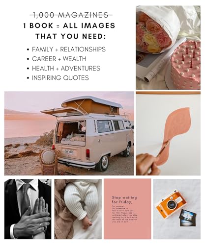 Lamare Vision Board Book -1000+ Images, Vision Board Supplies for Women - style: Original