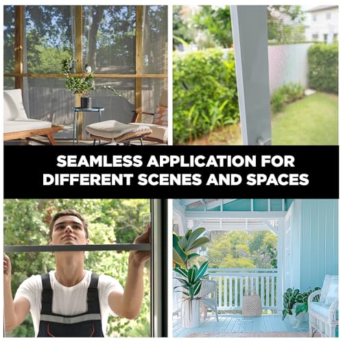 DOCAZOO Window Screen Mesh 36 in x 100 Ft - color: Charcoal, size: 36 in x 100 ft