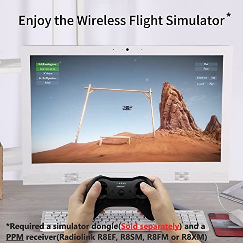 Radiolink T8S 8 Channels 2.4G Pocket RC Transmitter and R8EF Receiver - color: Left Stick Not Self Center