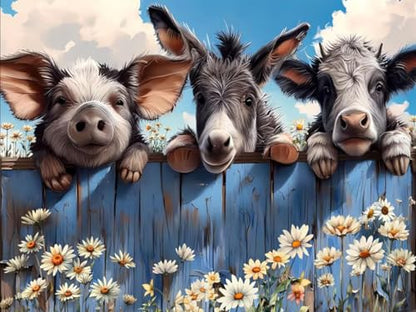 WUSARPLY Animals Diamond Painting Kits for Beginner Adults - color: YH035