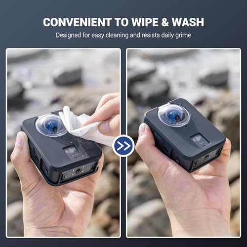 JJC Silicone Case for DJI Osmo 360 Only,Anti-Scratch Anti-Slip Dustproof