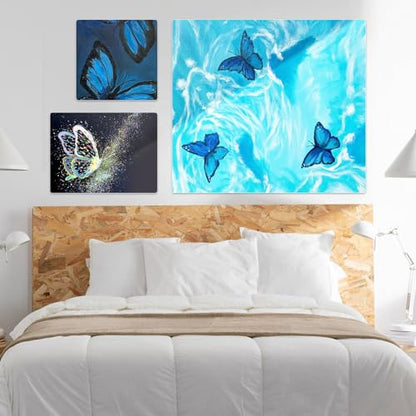 12x12 Canvas for Painting, 6 Pack Primed Stretched Canvases for Art - size: 12*12-6