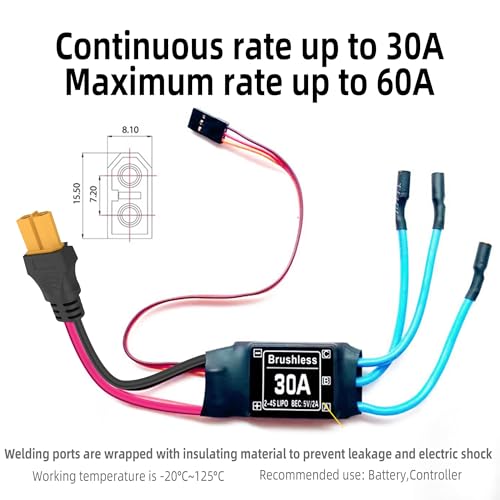 XT60 Female Pigtail 12AWG XT60 Female Connector 2pack - style: XT60 Female cable
