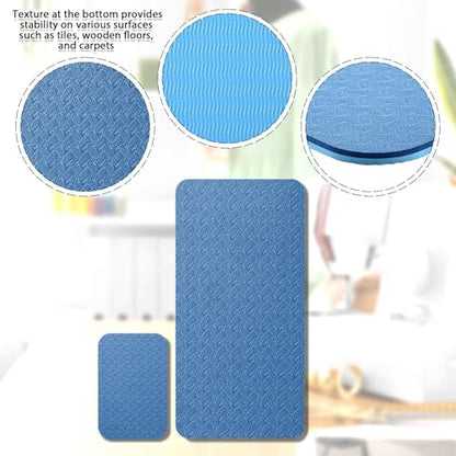 Sewing Machine Mat Pedal, 17'' X 36'' and 9'' X 14'', Blue - color: Blue, size: 17'' X 36'' and 9'' X 14''