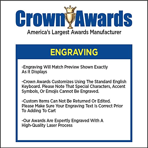 5" x 3" Custom Gold Engraving Plate, Engraving Included - color: Gold