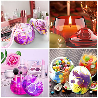 Juome Jar Resin Molds Silicone, Mushroom Jar Silicone Molds for Epoxy Resin - color: Mushroom