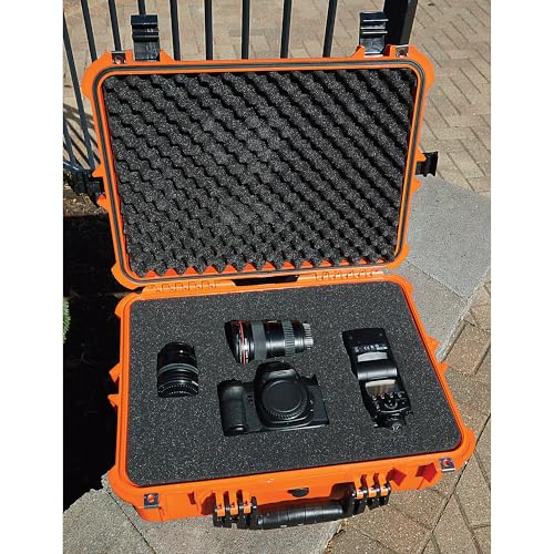 Strongway 20in. Waterproof Storage Case, Orange - color: Orange