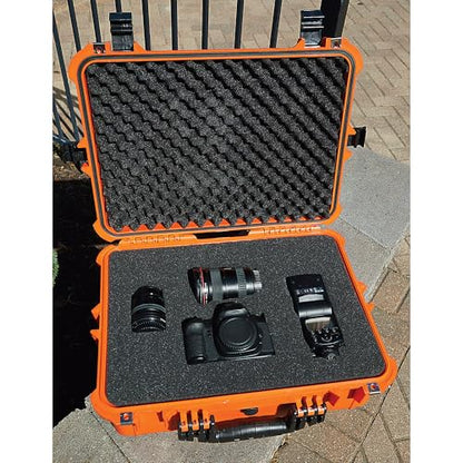 Strongway 20in. Waterproof Storage Case, Orange - color: Orange