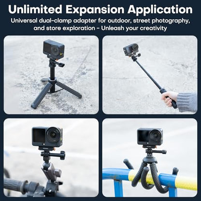REYGEAK Magnetic Quick Release Adapter for DJI Action 6/Osmo Nano, 2 Pack - color: Two Pack