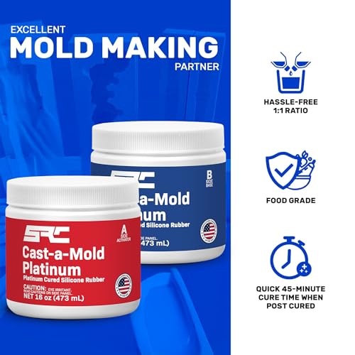 Cast-a-Mold Platinum 32 Oz, Food Grade Silicone Rubber - size: 32 oz