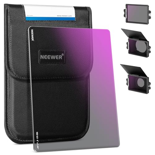 NEEWER ND0.9 (3 Stops) Square ND Filter, 4"x5.65" Dual Sided 30 Multi Nano Coated Cinema Neutral Density Filter for NEEWER Matte Box Compatible with Tilta Compatible with SmallRig - style: ND0.9 (3 Stops)