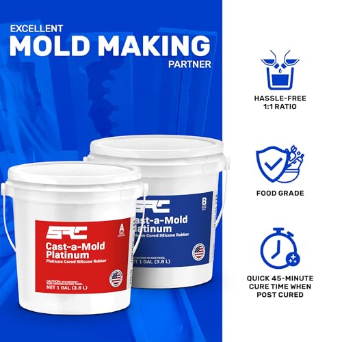 Cast-a-Mold Platinum 2 Gallon, Food Grade Silicone Rubber - size: 2 Gal