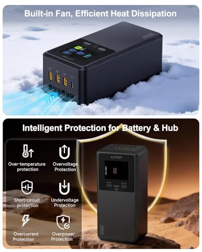 LKTOP 300W Matrice 4D/4TD(Dock3) Parallel Charging Hub