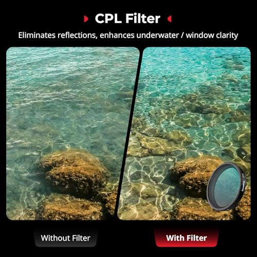 SmallRig ND Filter Kit for DJI Osmo Action 5 Pro/4-5411 - style: CPL+ND8+ND16+ND32+Lens Silicone Cover