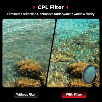 SmallRig ND Filter Kit for DJI Osmo Action 5 Pro/4-5411 - style: CPL+ND8+ND16+ND32+Lens Silicone Cover