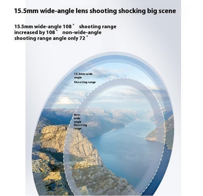 Coyktonty Wide-Angle Lens/Filter Compatible with DJI Mavic 4 Pro(15.5MM/108° Wide-Angle Shooting Range)