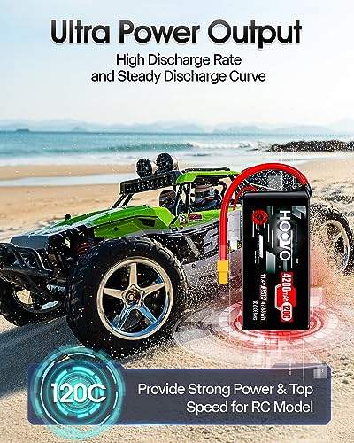 HOOVO 3S Lipo Battery 4200mAh 120C 11.4V High Voltage Shorty Lipo Battery