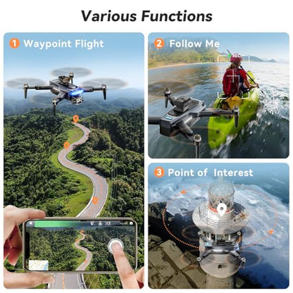 Drones with Camera for Adults 4K, Auto Return- HYTOBP P17 - size: Standard