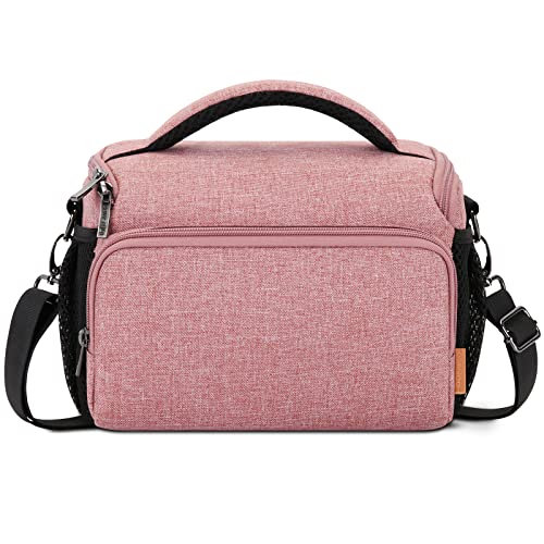 DOMISO Concept Camera Sling Bag,Everyday Small Shoulder Crossbody Bag - color: Pink