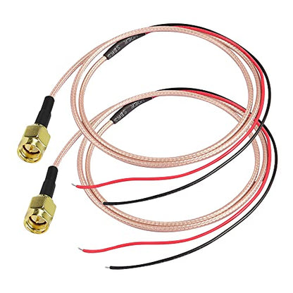 XMSJSIY SMA Male Pigtail Cable Bare Wire Open End Solder Coaxial Coax Cable - style: SMA Male
