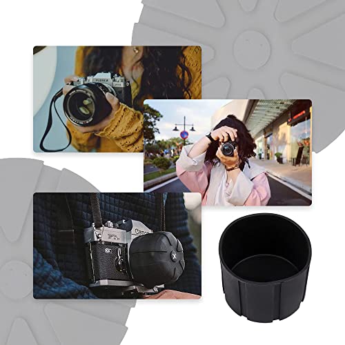 Camera Lens Cap SLR Camera Silicone Protector Cap Dustproof Lens Cover for 65-110mm DSLR Camera Lenses