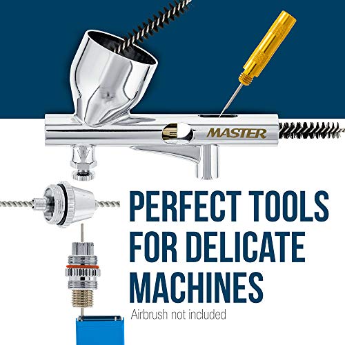 TCP Global Carburetor, Airbrush, Spray Gun 25 Piece Needle and Brush Set