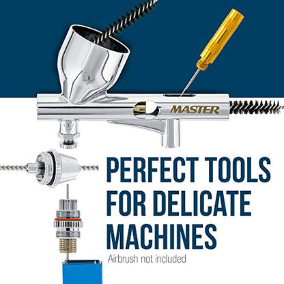 TCP Global Carburetor, Airbrush, Spray Gun 25 Piece Needle and Brush Set