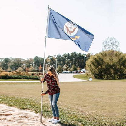 Telescoping Aluminum Portable Flagpole - style: 20 FT