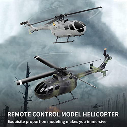 GoolRC C186 Remote Control Helicopter Remote Control Drone Single Propeller Without Ailerons 6-axis Gyro Stabilization Remote Control Airplane Altitude Hold s Adults Gray