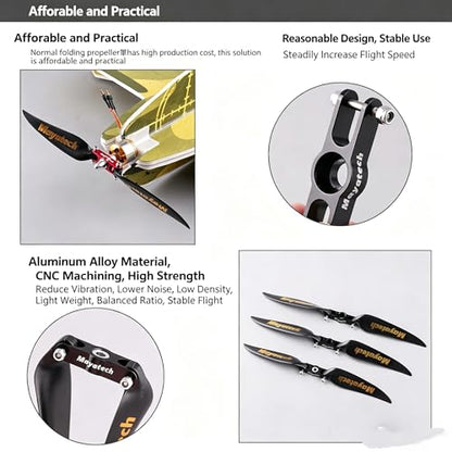 Folding Propeller Holder 6mm Adapter Thread Shaft for RC Airplane DIY Multi Helicopter