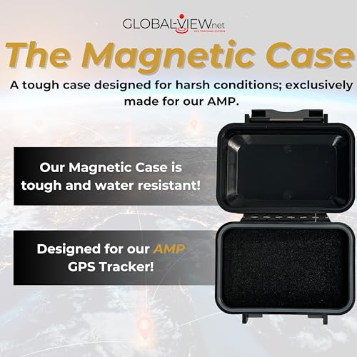 Water Resistant Tough Magnetic Case - for Tiny Magnetic GPS Tracker - GPS Tracker not Included