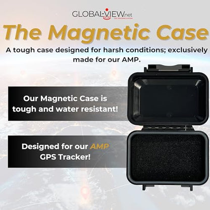 Water Resistant Tough Magnetic Case - for Tiny Magnetic GPS Tracker - GPS Tracker not Included