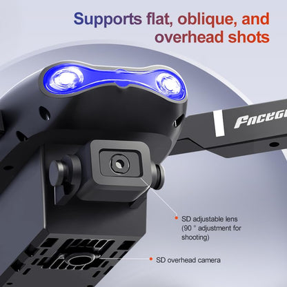 E99 Flagship Performance Edition Drone with 120° Wide-Angle 4K SD Camera, 90° Adjustable Lens, Optical Flow Hovering, App Path Planning, One-Click Take Off/Landing, Ideal for Beginners and Pros