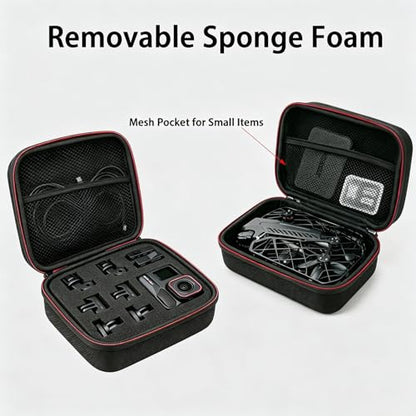 6.7 x 4.7 x 2.6 inch Small Hard EVA Case with Foam
