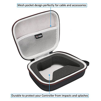 LTGEM Case for Xbox/PlayStation DualSense/GameSir G7 SE Controller - color: Black+Gray