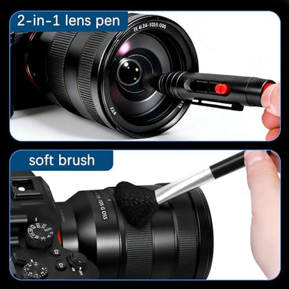 Camera Cleaning Kit for DSLR & Mirrorless Cameras - Camera Accessories Lens, Sensor & Camera Lens Cleaning Kit, Perfect Photographer Gifts, Accessories Sensor Cleaning kit