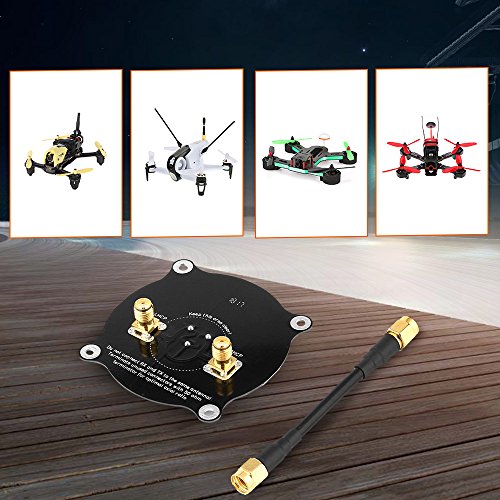 5.8GHz Triple Feed Patch Antenna, High Gain 9.4dBi Directional Circularly Polarized LHCP RHCP Antenna with 50ohm SMA Load Terminator for FPV Racing Drone Eachine EC800D