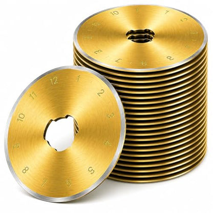 SKS-7 Titanium Coated 40 Packs 45mm Rotary Cutter Blades - color: 45MM 50PCS