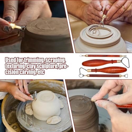 Pottery Trimming Tool, L-Shape Tungsten Clay Sculpting Tools