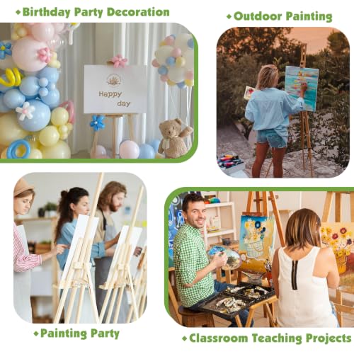 ESRICH 6 Pack 8x10 Primed Canvas Boards for Painting, Ideal for Starter - size: 8x10in