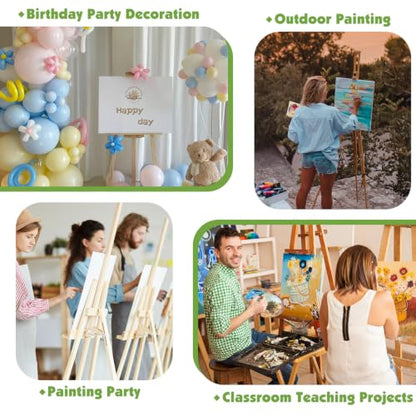 ESRICH 6 Pack 8x10 Primed Canvas Boards for Painting, Ideal for Starter - size: 8x10in