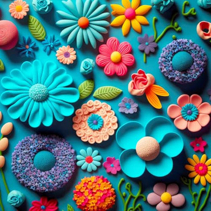 Poen 600 Pcs Air Dry Clay for Kids, 24 Colors Modeling Clay Tool Set