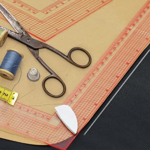YLaziion 12" Acrylic L-Square Sewing Ruler, Right Angle Quilting Tool - style: 12" L-Square Ruler